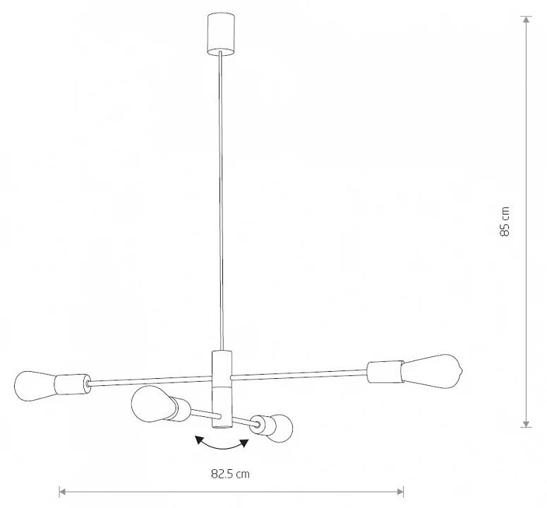 Подвесная люстра Nowodvorski Rotor 7935