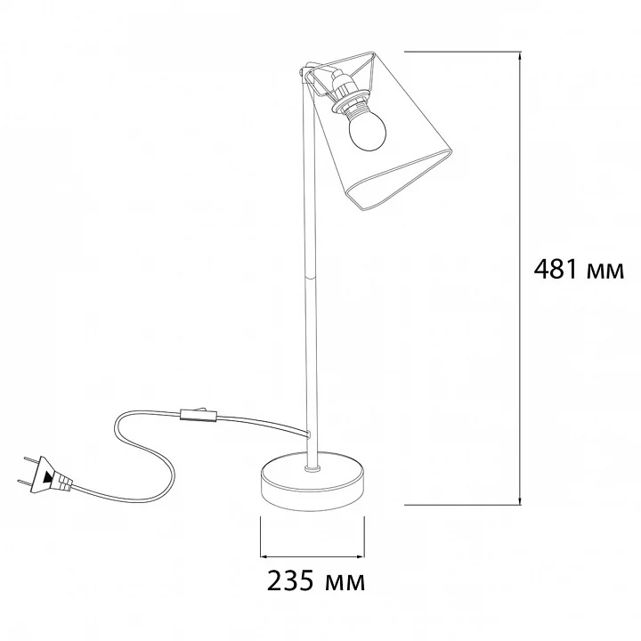 Настольная лампа декоративная Escada Hall 10185/L White