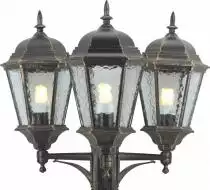 Садово-парковый светильник Arte Lamp Genova A1207PA-3BN