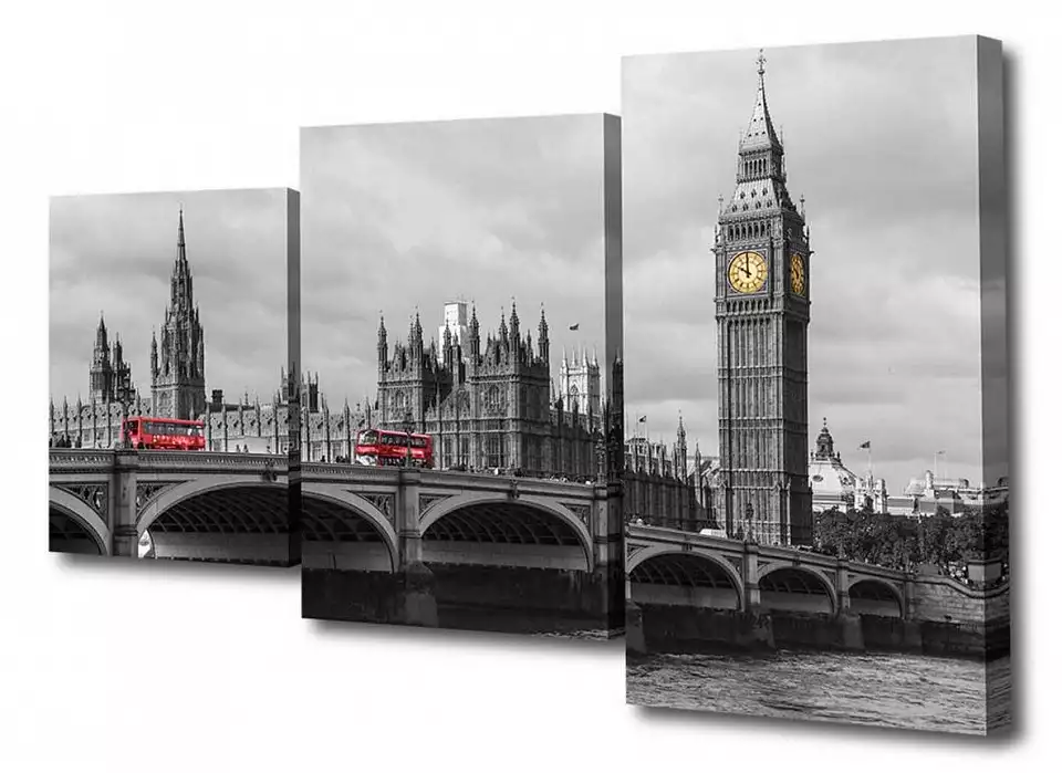 Мини модульная картина Лондонский мост Toplight 55х94см TL-MM1042